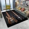 Rock Music Guitar Rug Living Room Bedroom Sofa Decor Classic Electric Carpet Teen Room Anti-slip Floor Mat Non Slip Doormat