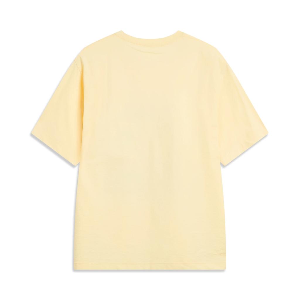 Li Ning Basketball Series Bad Five Printed Letter Breathable Versatile Loose Short Sleeve T-Shirt Men Tops AHSV225-6