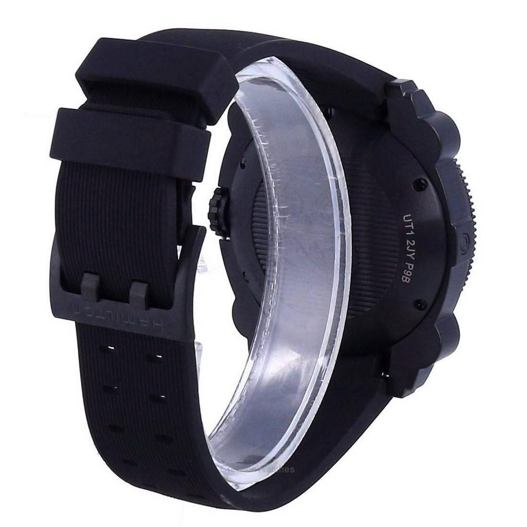 Hamilton Khaki Navy Belowzero Automatic Diver's Titanium H78505330 1000M Men's Watch