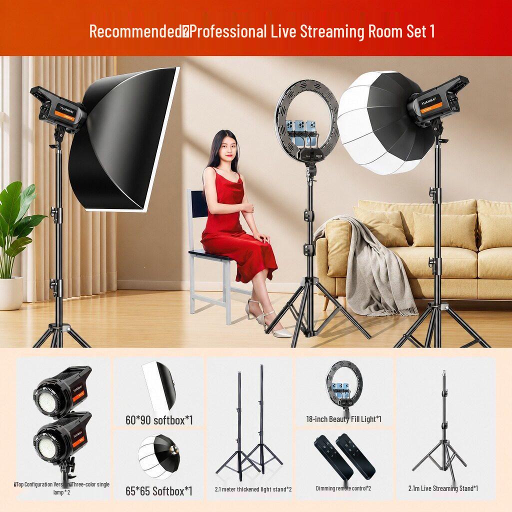 Pro Streaming COB Light for Beauty & Studio Photography