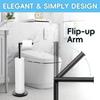 Non-slip Freestanding Toilet Paper Holder Rust-Proof Floor Standing Paper Dispenser  Bedroom