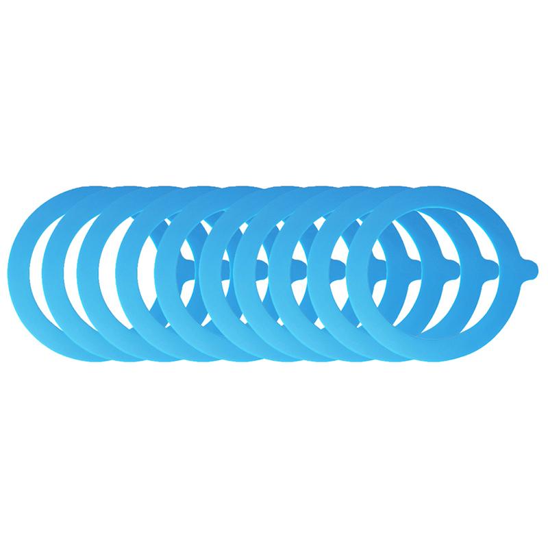 5Pcs Silicone Replacement Gasket Airtight Rubber Seals Rings Leak-Proof Canning Seals for Glass Clip Top Jars Storage Containers
