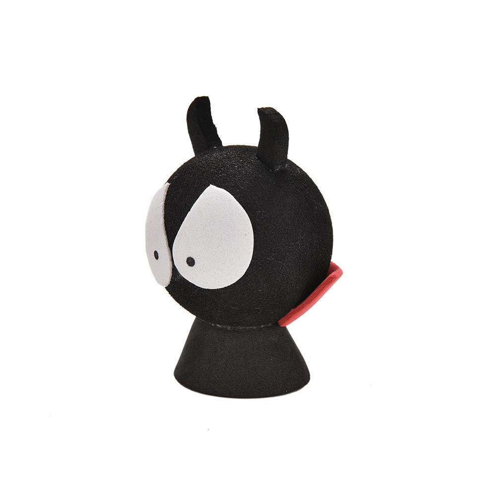 1 Pcs Red Shirt Devil Antenna Topper Eva Decorative Car Topper Balls Black