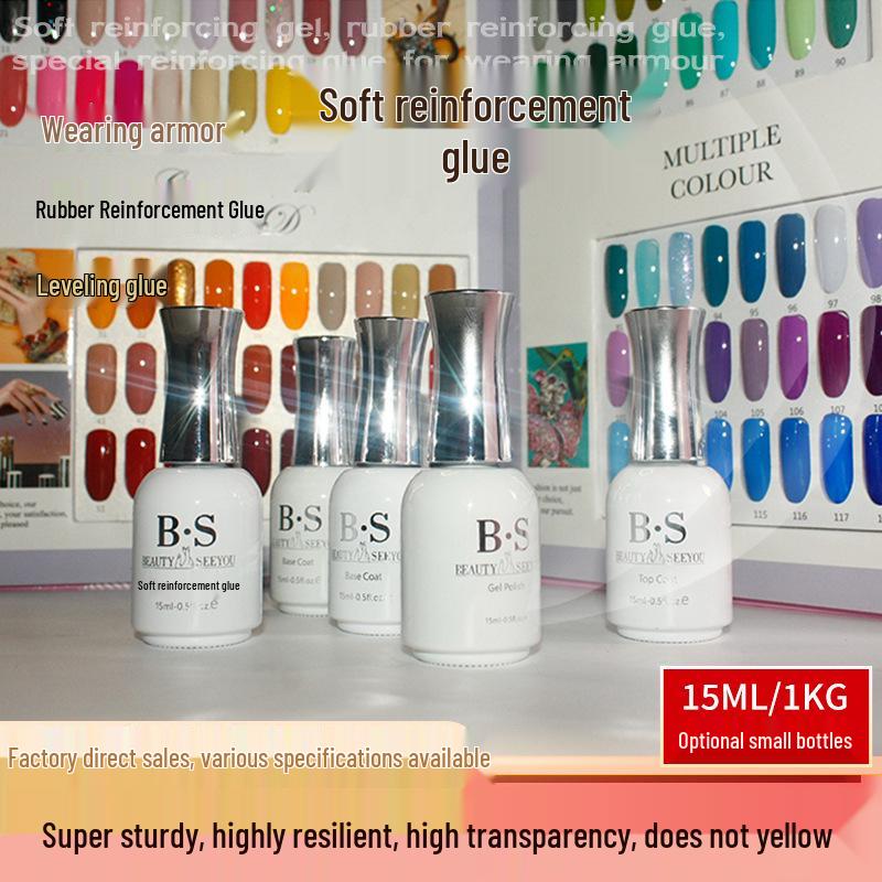 Reinforced Structural Adhesive Gel Polish for Press-On Nails