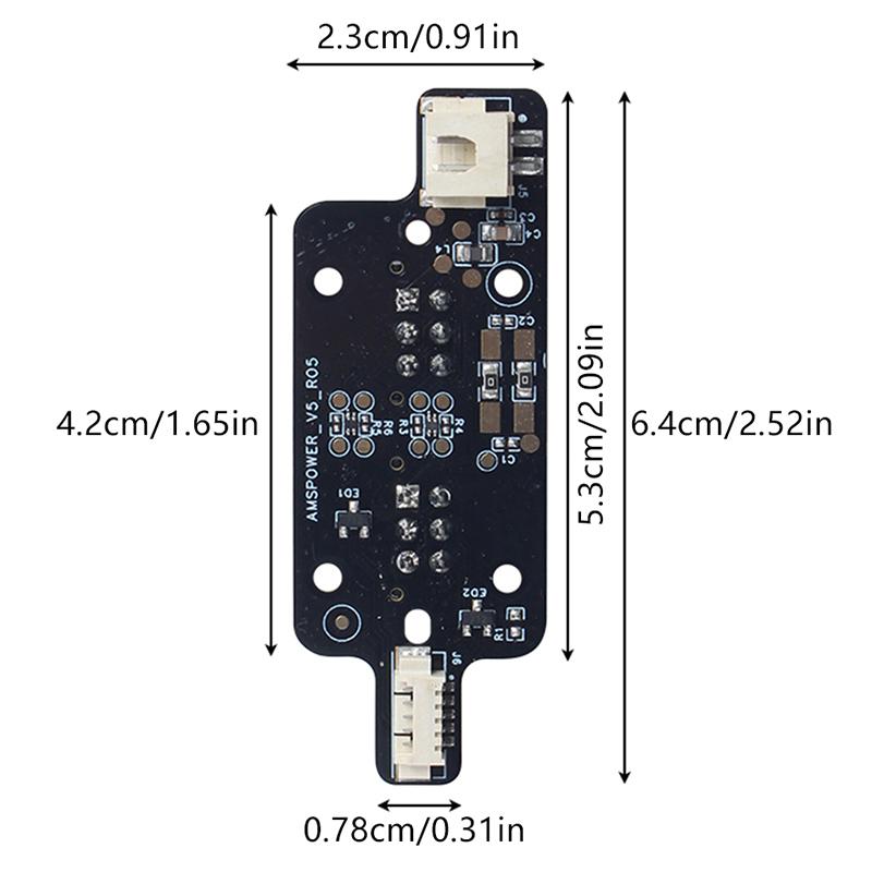 For Bambu Lab Ams Power Board Multi-Color Power Adapter Board Amspower_V5-R05 For 3D Printers