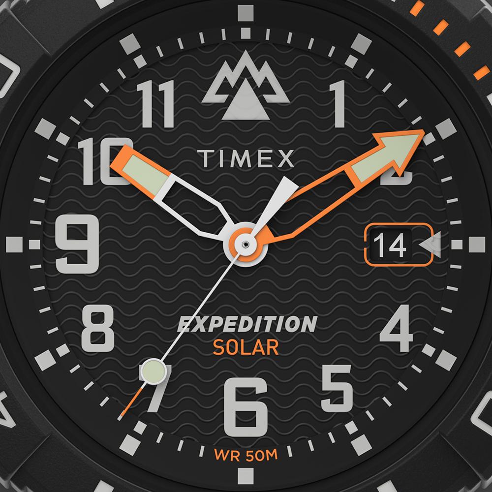 [Timex] Expedition Freedive Ocean Solar-Powered Wristwatch 46mm TW2V40500