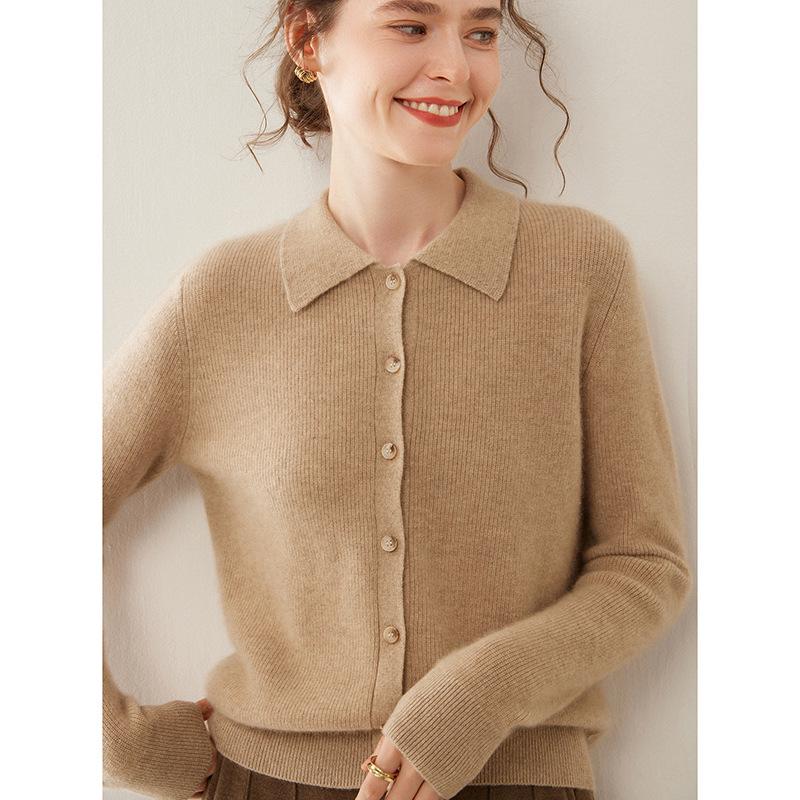 2025 Women's Cashmere Knit Cardigan: Soft, Comfortable, Skin-Friendly, Versatile, Loose Fit, Slimming, Autumn/Winter Outerwear