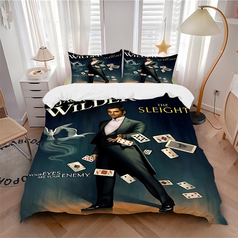 

3 шт. Комплект постельного белья «Теперь ты меня видишь», Пододеяльник и Наволочки, Машинная стирка, Подходит для всех сезонов, Дизайн для спальни (Без наполнения)200 135x200cm