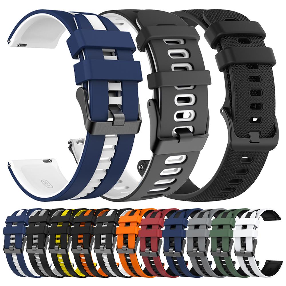 22mm 20mm Silikonarmband für HUAWEI WATCH GT 5 Pro 46mm Band GT5 GT 4 3 42mm HONOR Magic Watch 4 GS Pro ES Ersatzarmband