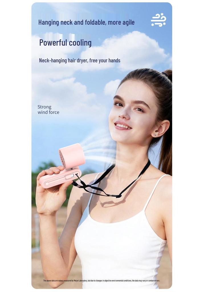 Handheld Ice Pack Mini Fan: Portable Outdoor Cooling Gadget