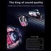Rainbuvvy T92 Chytré hodinky s sluchátky 1,28palcový IPS plně dotykový 128MB RAM 470mAh BT5.0 TWS IP67 vodotěsné Nahrávání lokální hudby Bezdrátový chytrý náramek