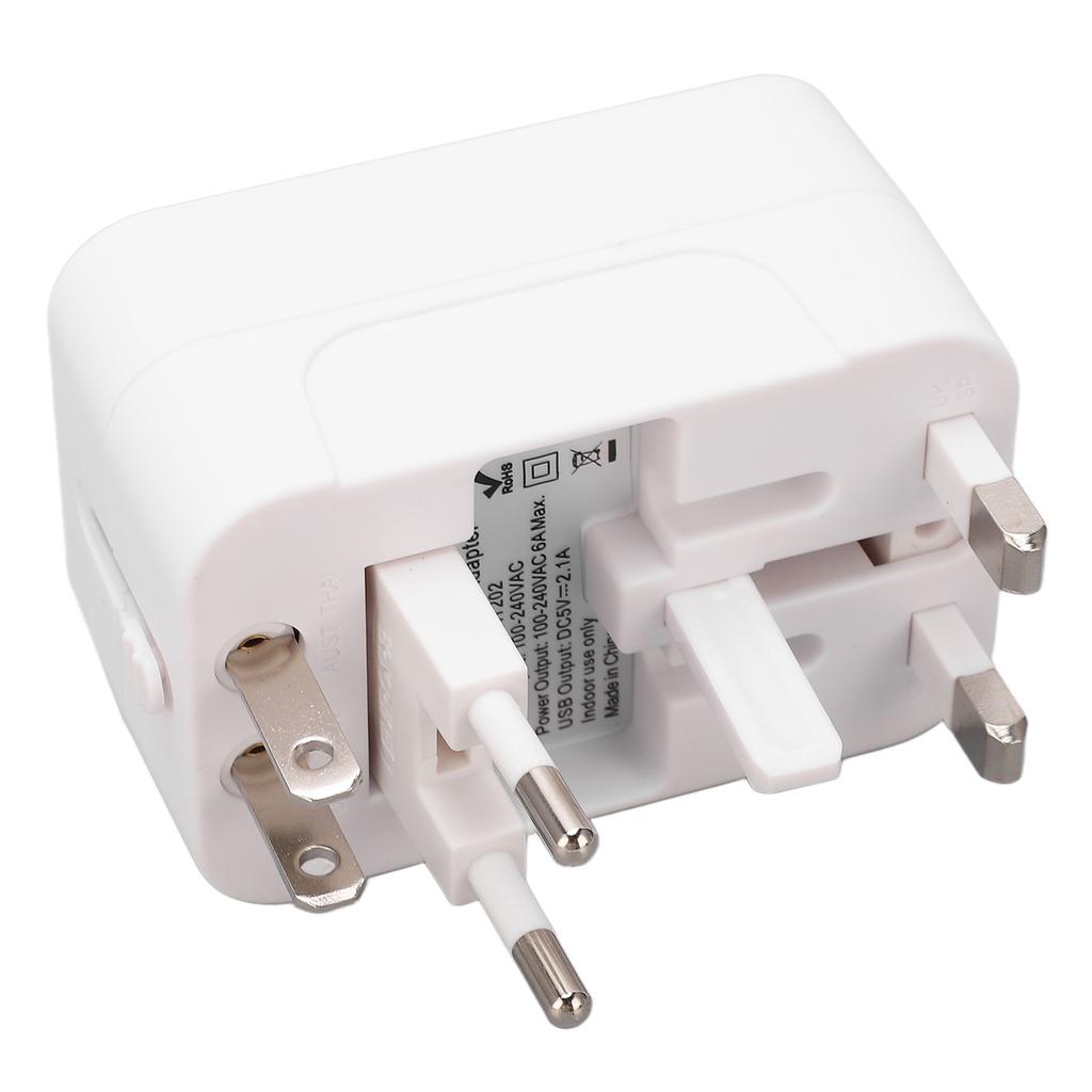 Multifunctional Power Converter with USB Ports Universal Adapter Socket