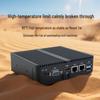 Mini PC Industrial Silencioso sin Ventilador con Doble LAN y Puertos Serie