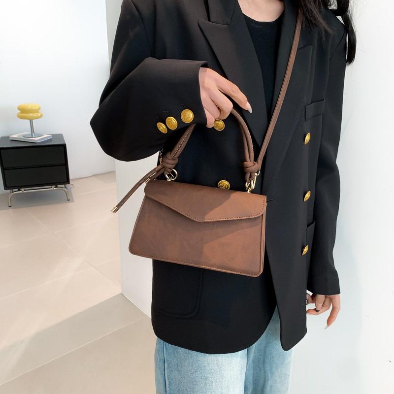 Trendy Women's 2024 Textured Crossbody Shoulder Bag