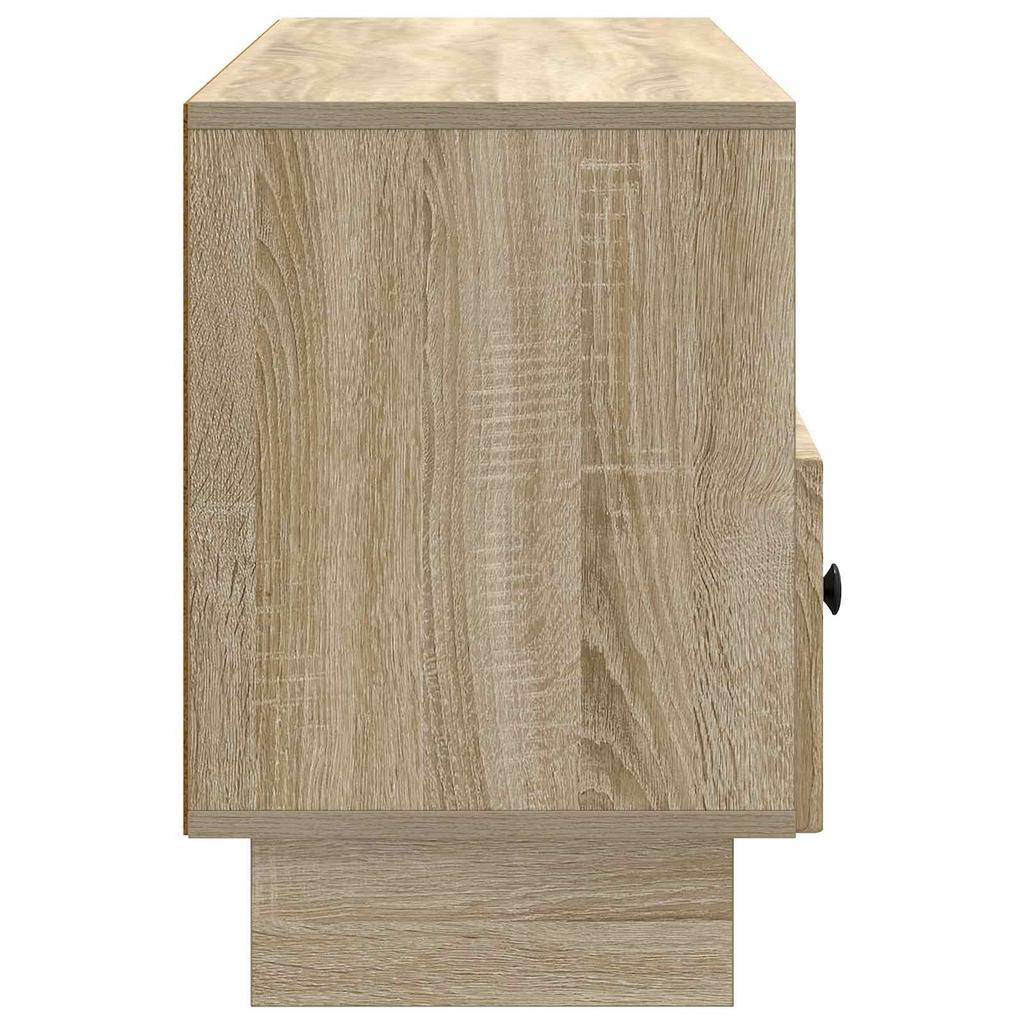 TV Stand in Sonoma Oak Finish 102 x 34.5 x 50 cm Particleboard