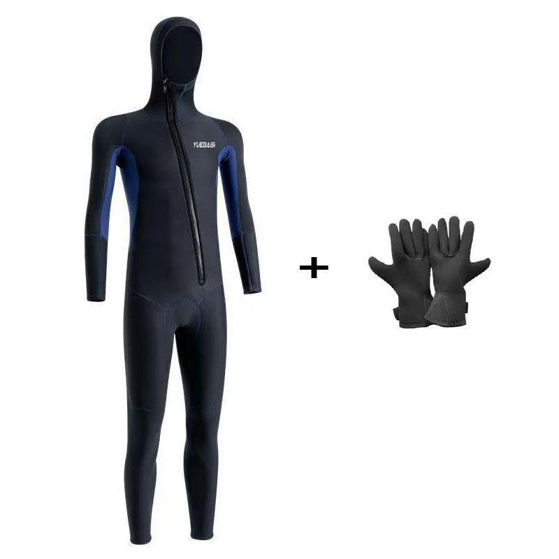 Men`s 3MM Hooded Thickened Deep Diving