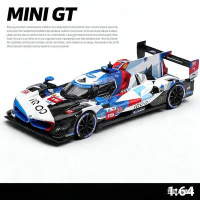 MINI GT 1:64 BMW M Hybrid V8 #15 #1219 Detailed Alloy Model of a Static Car, Boys' Toy, Adult Collection Decoration Item.