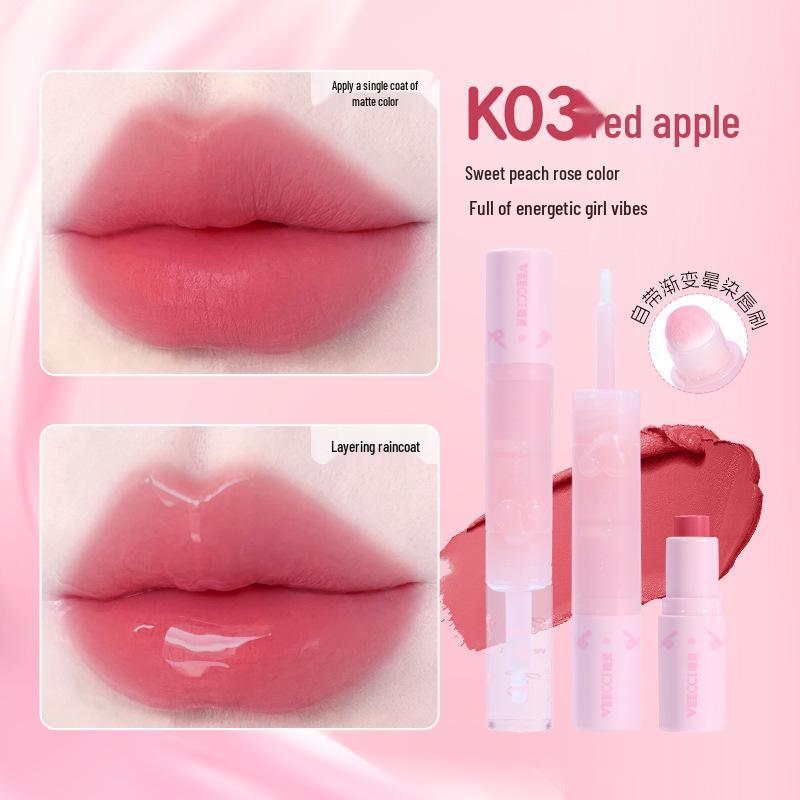 

[VEECCI/Weizi] Распродажа Легкая Стойкая Помада-Дождевик: Стойкий, не отпечатывающийся блеск для губ