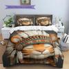 Animal In Indian Attire  Pattern Bedding Quilt Set  Home Decoration  Gift (1 * Duvet Cover + 2 * Pillowcase, Without Core)