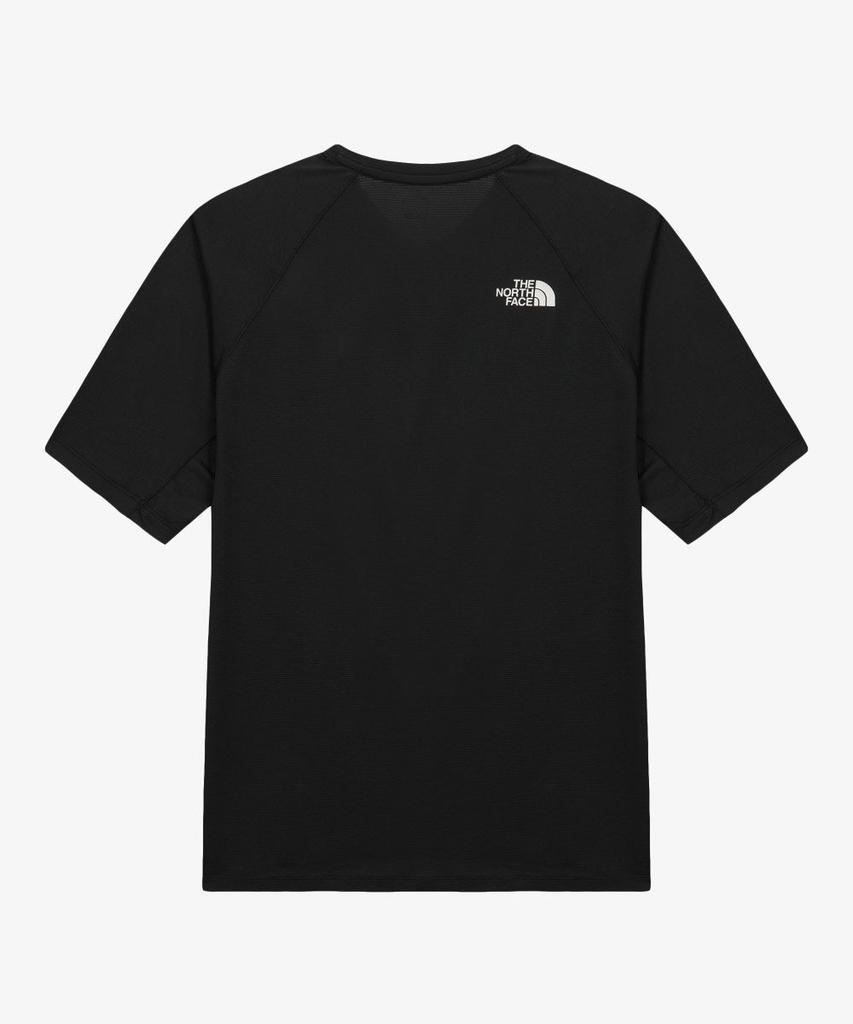 Noseupeiseu Nt7Us14E Men'S Tnf Run Short Sleeve Tee Real Black