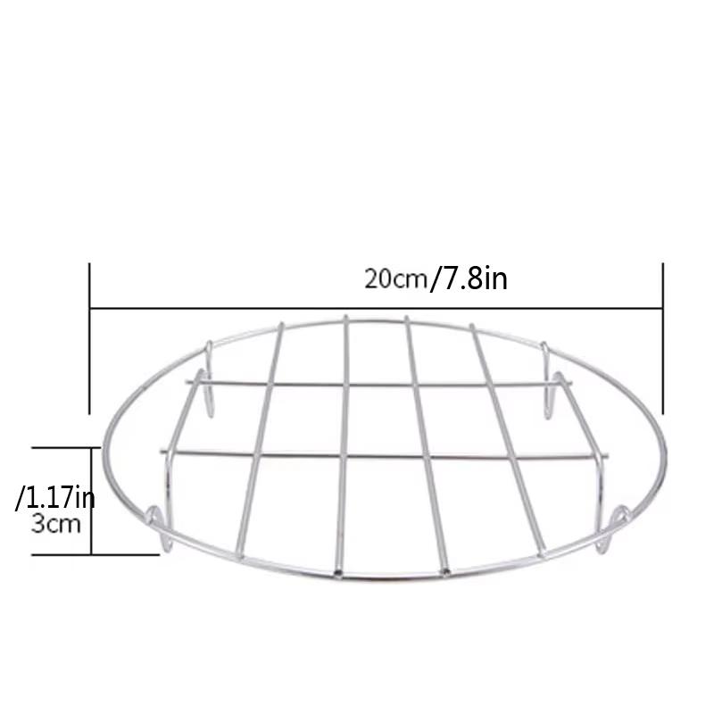 Non-Stick Air Fryer Accessories Universal Baking Pan Cake Barrel Pizza Tray Grill Rack for Cooking Roasting Frying Kitchen Tools