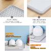 BaraRose Plastic Dish Drainer and Dish Tray (White, 30*17.5*2.2cm)