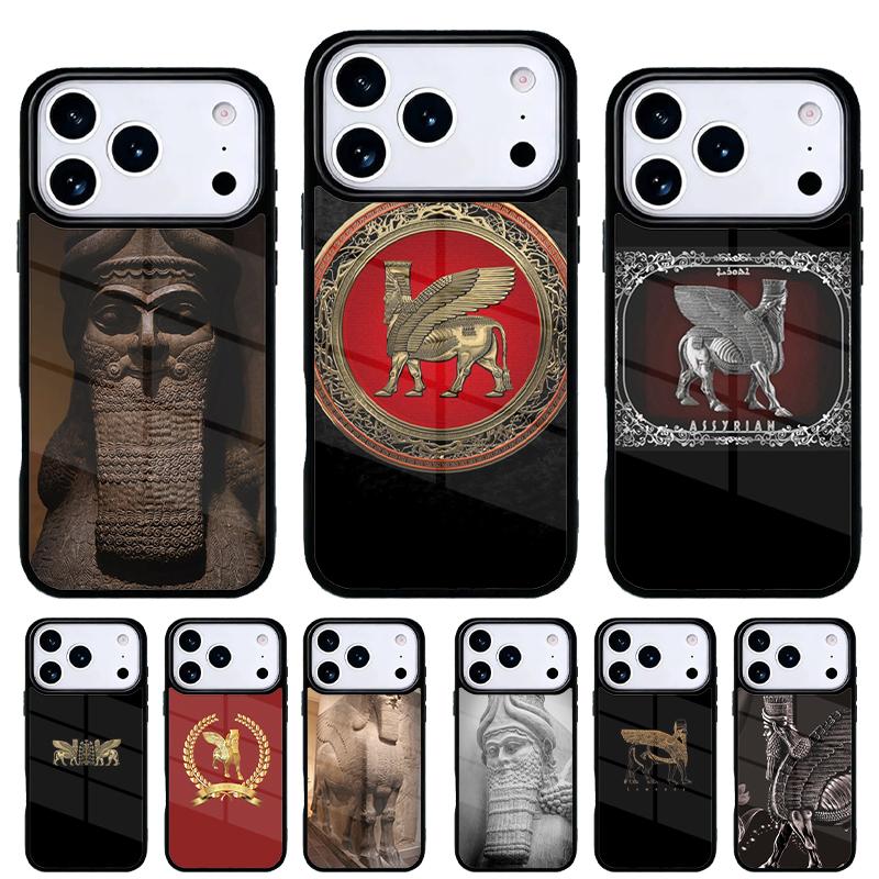 Lamassu Assyrian Mesopotamian soft Phone Case for iPhone 17 16 15 14 13 Pro Max Back Cover for 12 11 Pro Coque