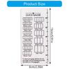 Knitting Stitching Gauge Checker Plastic Grids Measuring Tool For Crochet Projects And Handmade Craft Accessories