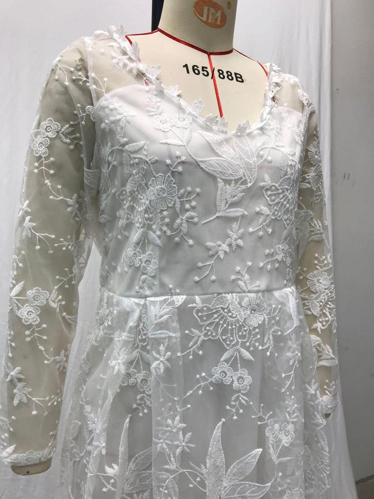 2025 Spring European & American Off-Shoulder Bridal Wedding Evening Gown for Women