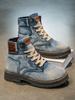Men's high top denim boots, casual sports shoes, trendy and fashionable men's boots