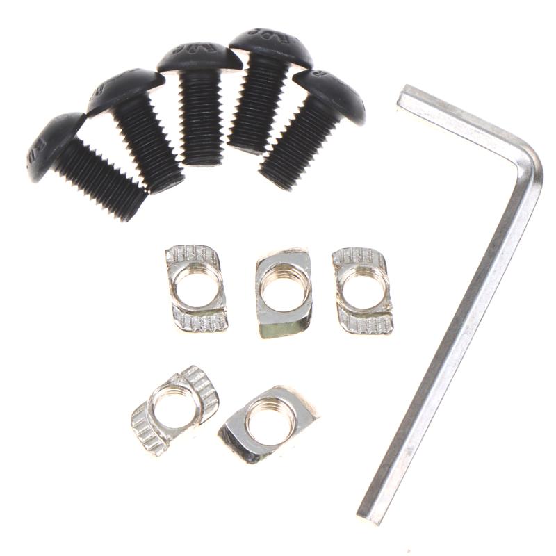 1Pcs T/L Type 5 Hole Joint Board Plate Corner Angle Bracket Connection Joint Strip For 2020 3030 4040 Aluminum Profile