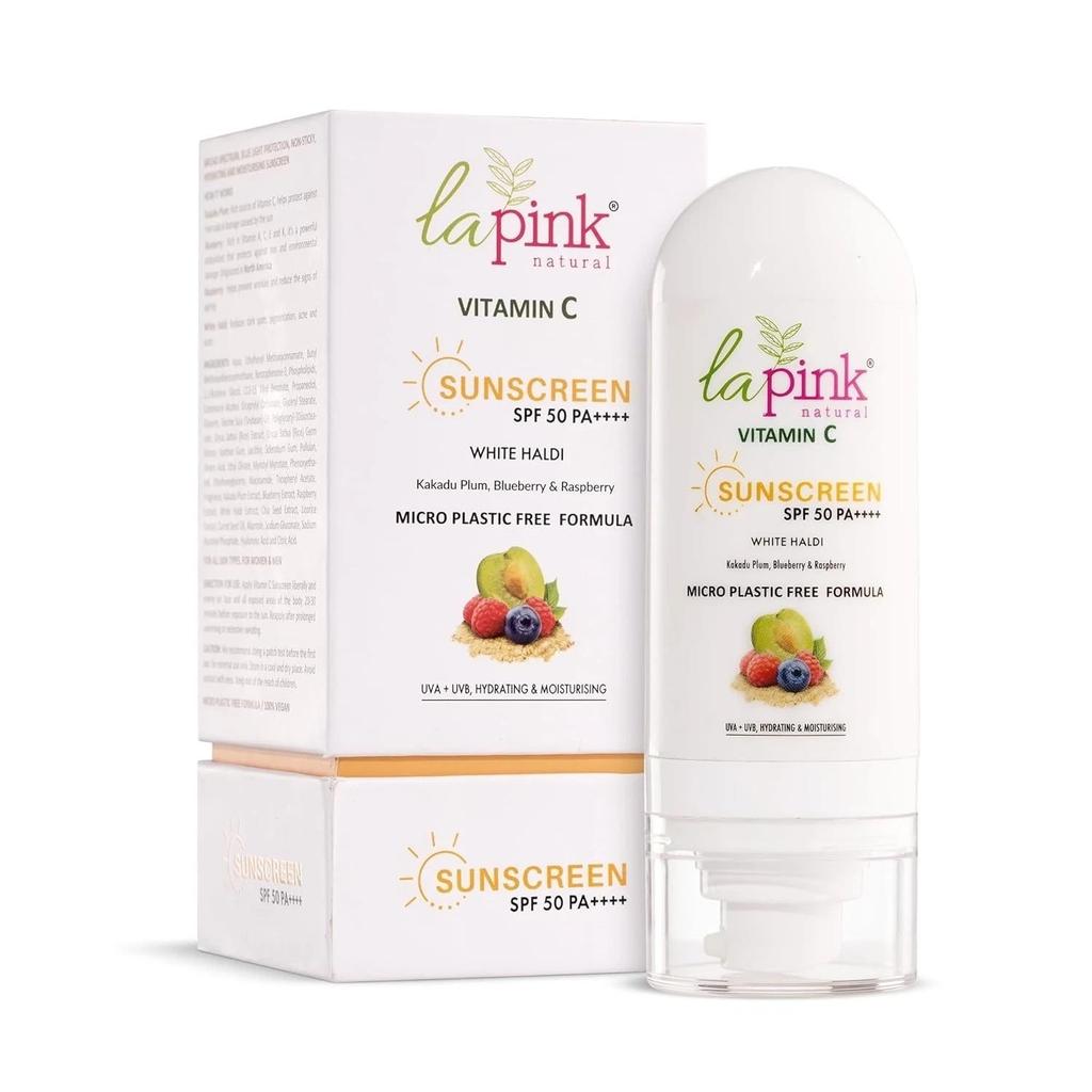 La Pink Vitamin C Sunscreen Spf 50 For All Skin Types 50gm