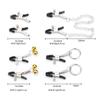 1Pairs Flirting Metal Fantasy Nipple Clamp with Chain Bdsm Bondage Breast Massage Clip