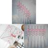 Reusable Pink Butterfly Bow Drinking Straw With Spiral Design For Kids And Party Use