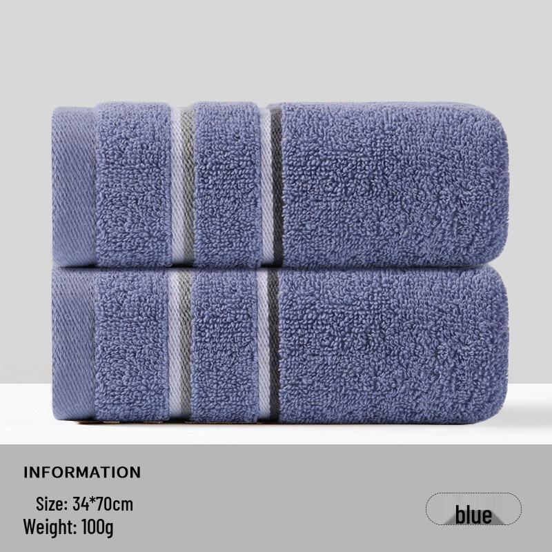 Thickened Soft Absorbent Cotton-Poly Face Towel - Gift for Home Use