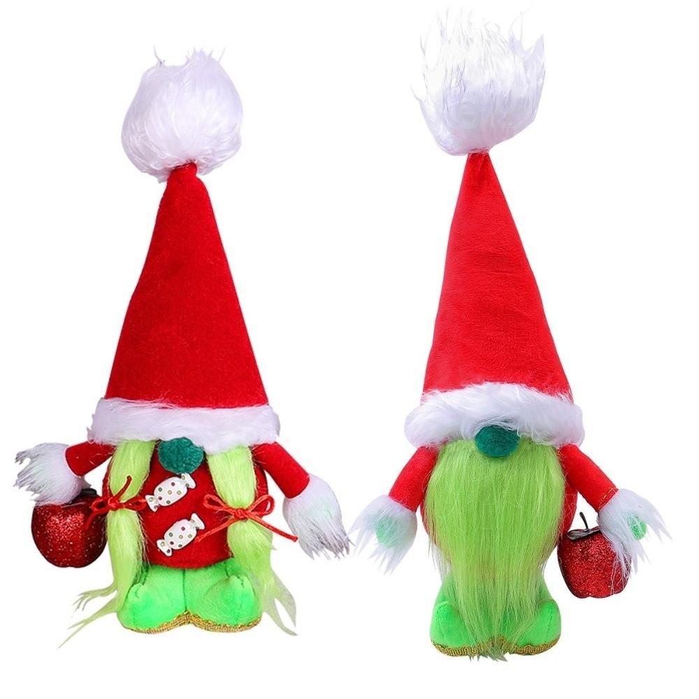 Padding Cotton Faceless Standing Doll Christmas Decorations Plush Doll  Festival