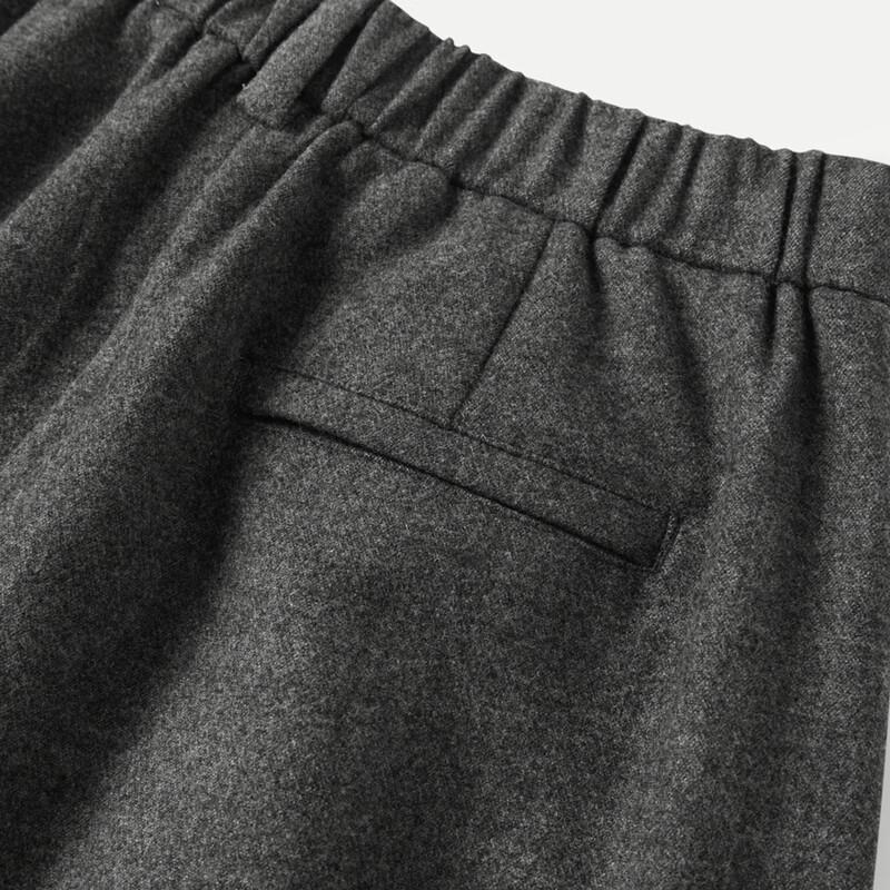 Semir Women's Winter Faux Wool Wide-Leg Pants