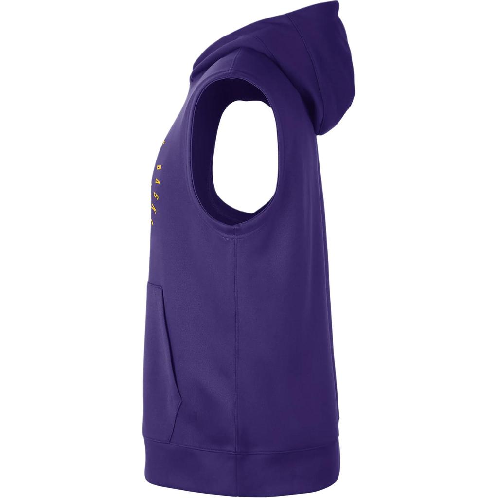 Nike Dri-Fit Nba Los Angeles Lakers Spotlight Loose Sweat-Wicking Sleeveless Hoodie Men hoodies Purple HJ9173-504