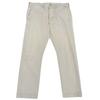 RRL Men's Light Gray Cotton Button Fly Pants, Size 32x30 Bottoms 32x30 Light grayUsed
