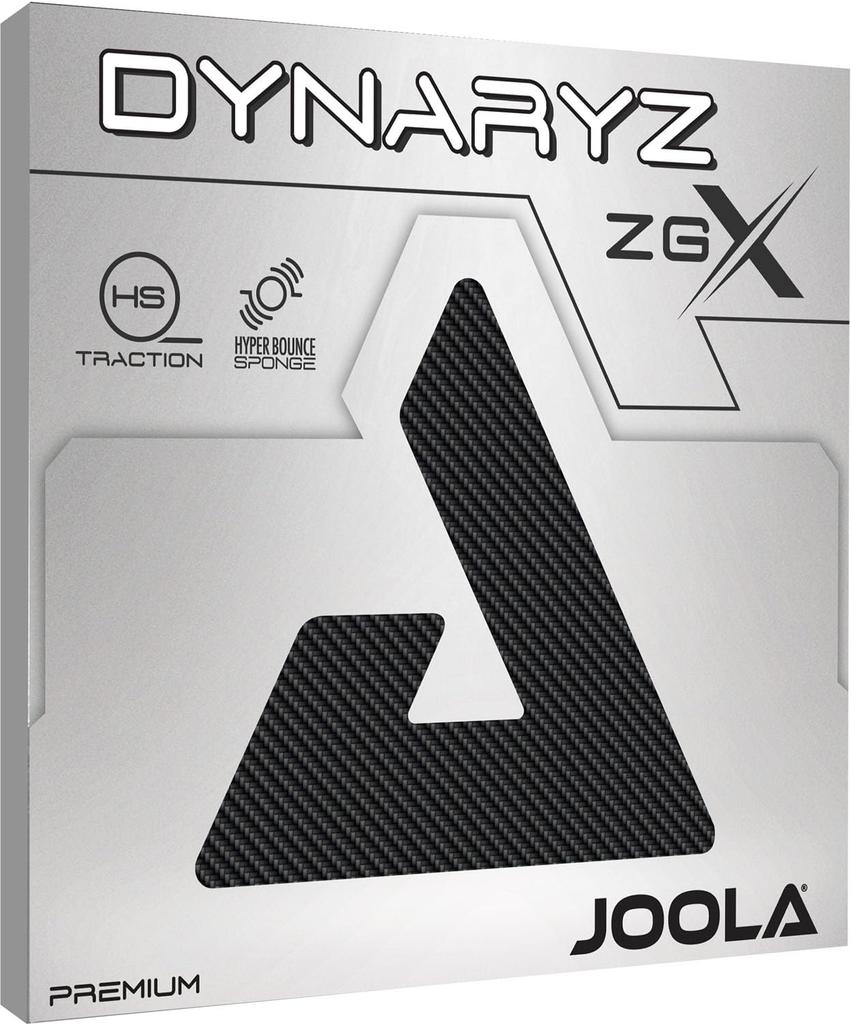 JOOLA Table Tennis Rubber Dynalize ZGX Micro Adhesive X Tension Grip Power Rotation Power Black MAX 70490