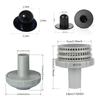 Above Ground Swimming Pool Part Kit with Outlet Strainer Grid & Inlet Nozzle and Pool Plug Stopper for Water Circulation