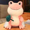 Frog Plush Toy Soft Lovely Cartoon Frog Hold Lotus Leaf Plushies Companion