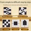 120 Level Puzzle Hidden Block Game Geometry Shape Pattern Challenges Spatial Logic Thinking Training Montessori Educational Toy