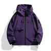 Unisex Windproof & Waterproof Cotton Jacket for Mountain, Autumn/Spring Style, Loose Fit