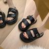 Sandals women's summer wear 2025 new Internet celebrity fashion thick-soled shit-stepping versatile slippers seaside vacation beach shoes
