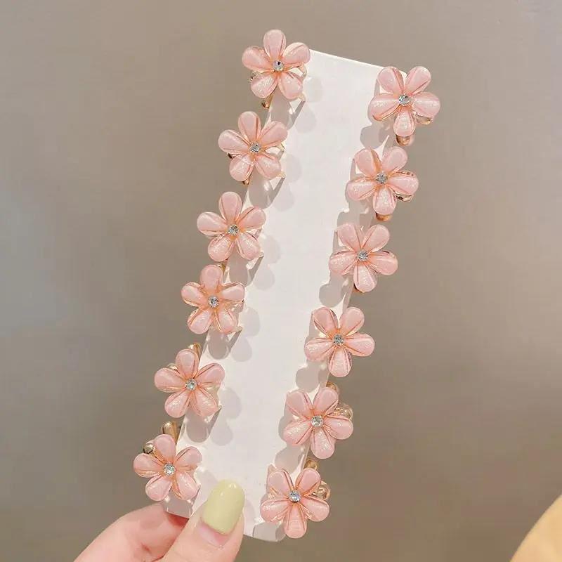 2023 Summer Camellia Mini Hair Claw Clip for Girls