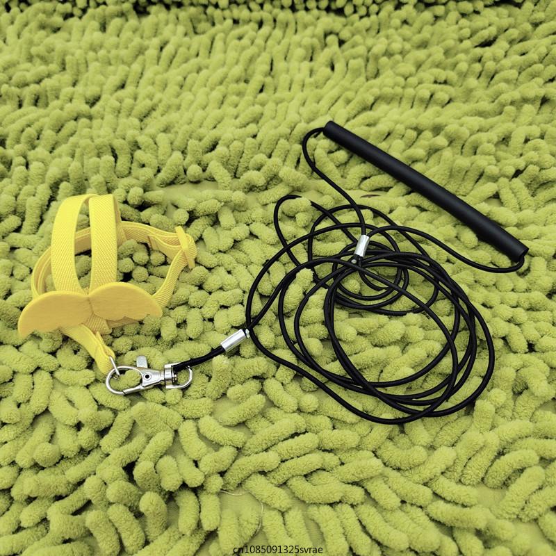 Langes Kabel Vogelgeschirr Leine Leichtes Sittich-Papagei-Westenseil für Vögel Verstellbares Anti-Biss-Trainingsseil Vogelbedarf