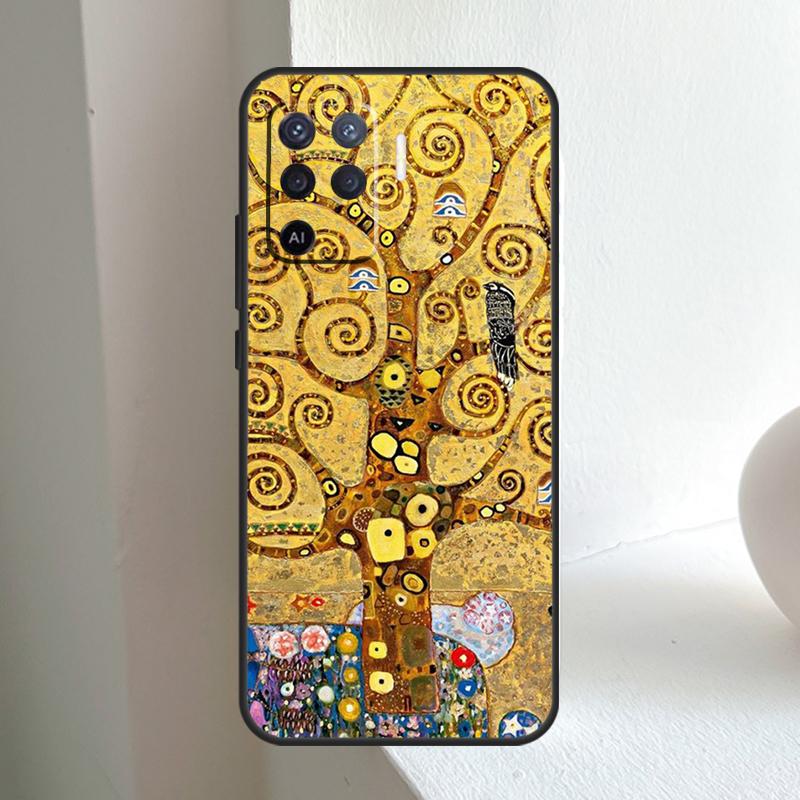Kiss by Gustav Klimt For OPPO A74 A54 A94 A17 A57 A15 A16 A76 A96 A18 A38 A58 A78 A98 A40 A60 A80 A5 A6 Pro Case