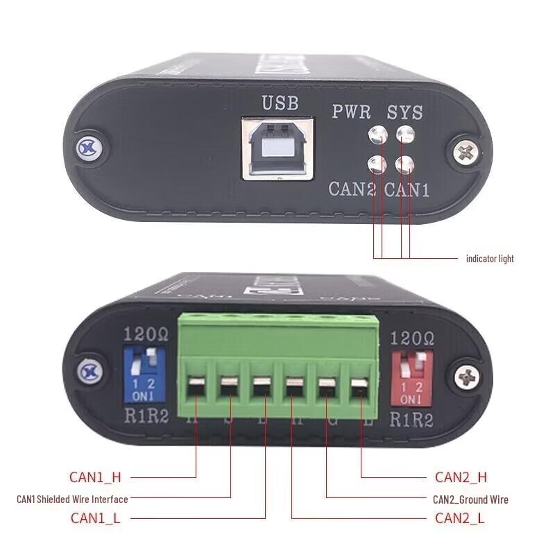 Chuangxikeji Dual Channel USB To CANFD Analyzer