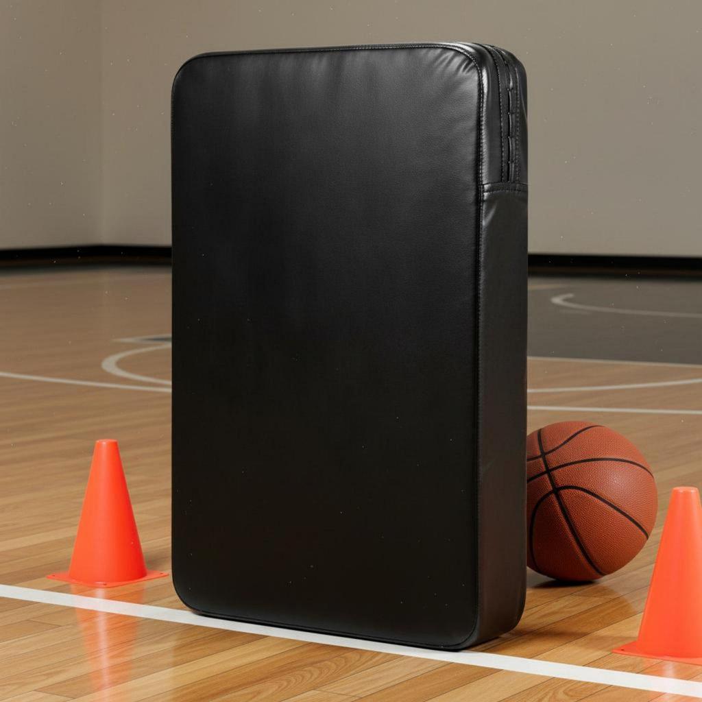 PVC Leather Basketball Training Pad Thick Impact Absorbing Collision Shield for